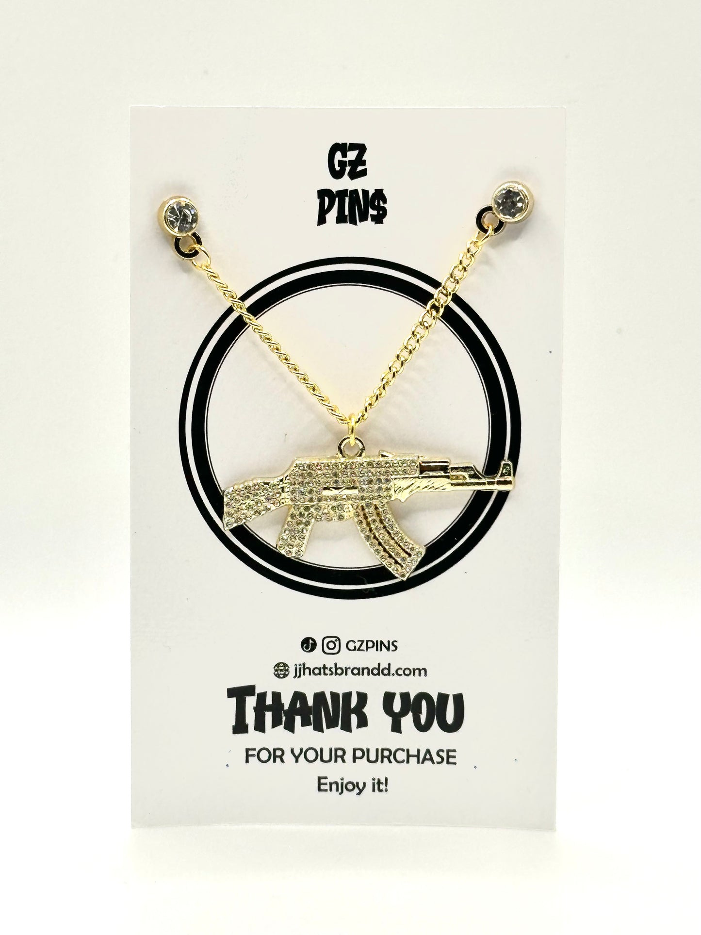 Cuerno de Chivo Adiamantado pin