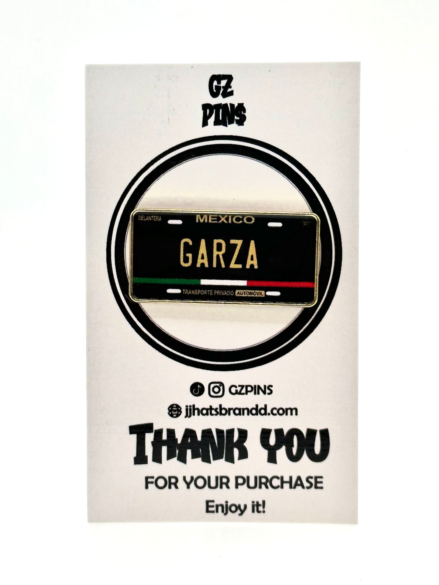 Placas De Garza Pin