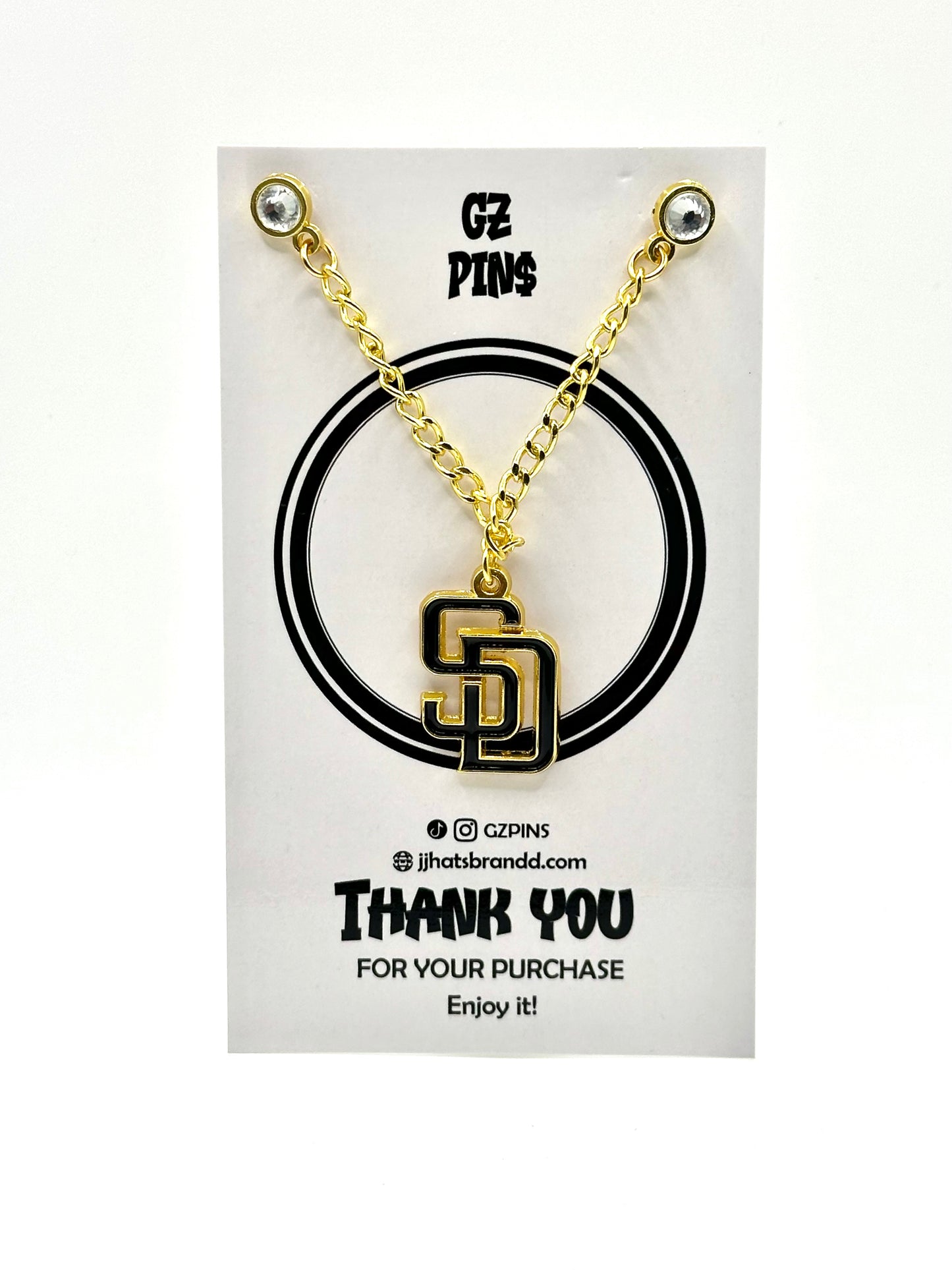 SD Gold Chain Pin