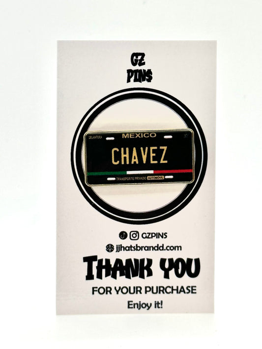 Placas De Chávez Pin