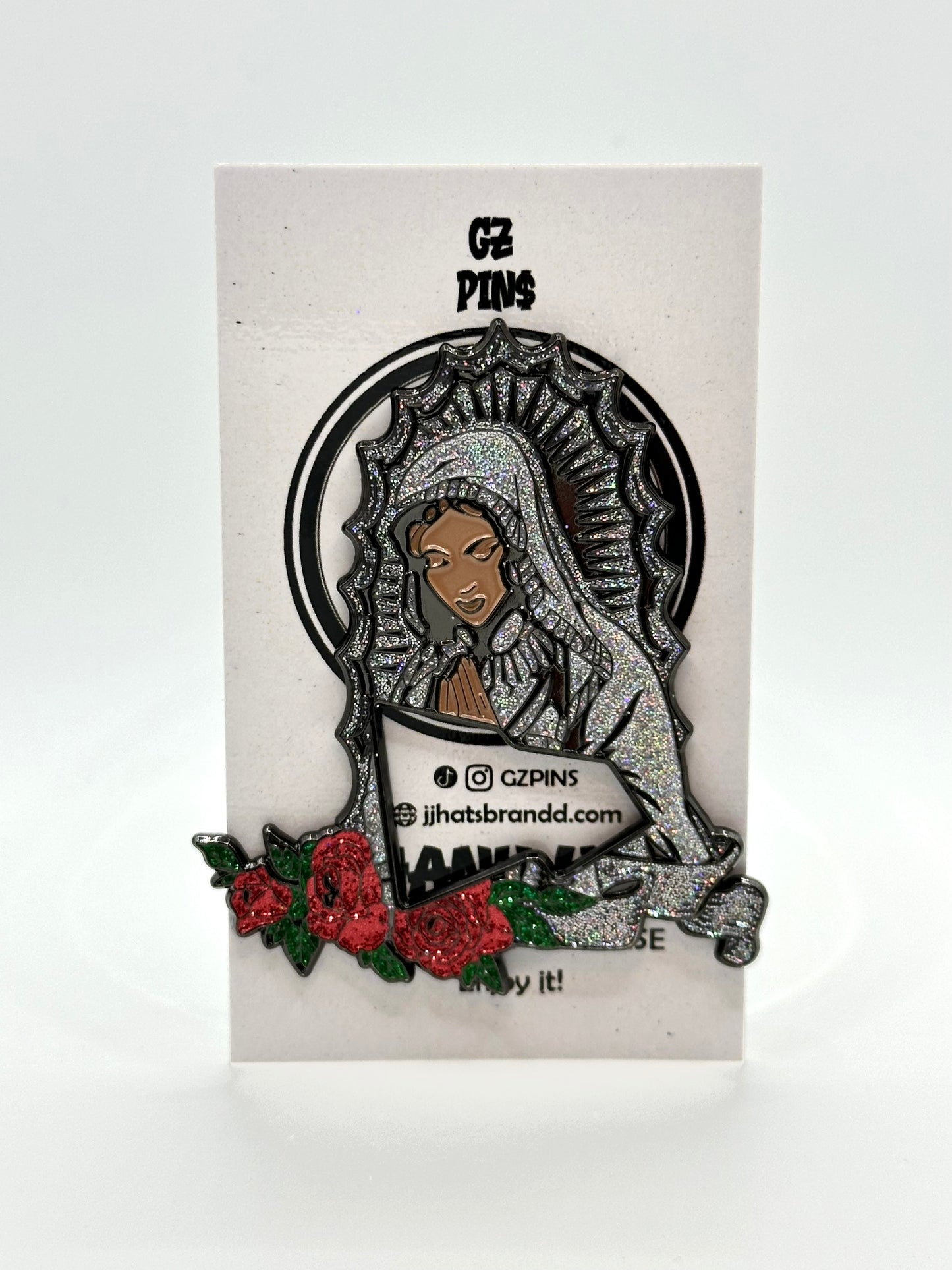 Silver Virgen De Guadalupe