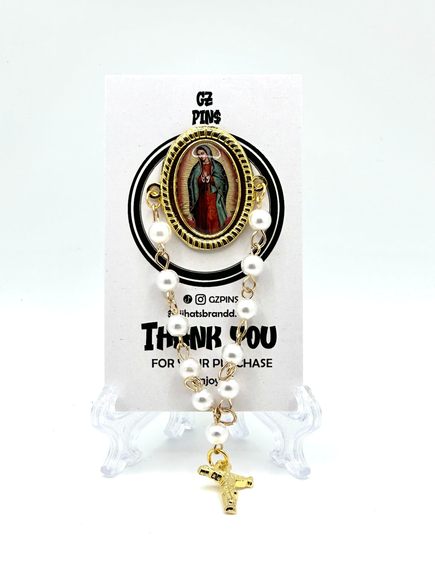 Virgen Rosario Pin