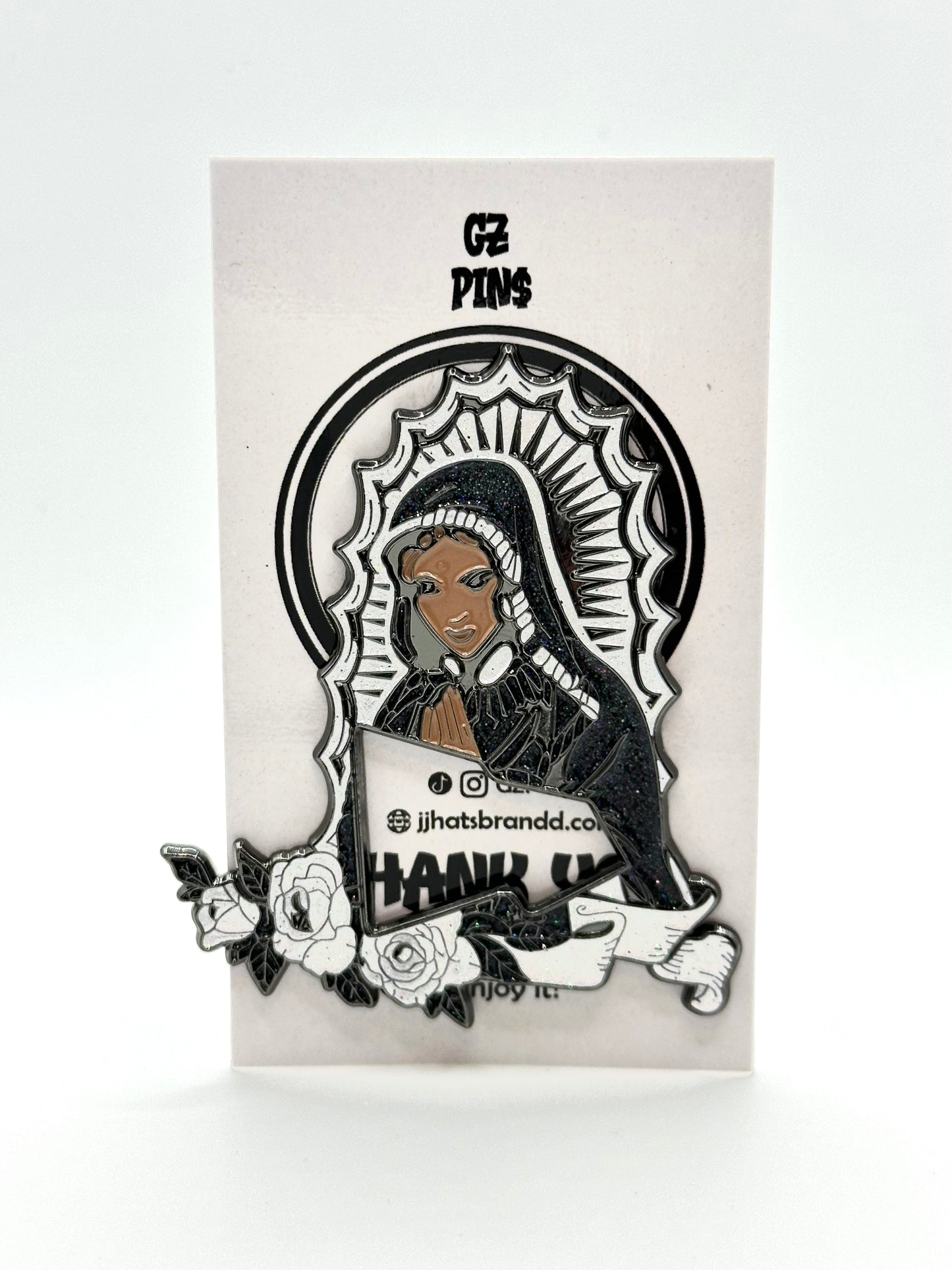 White Virgen De Guadalupe