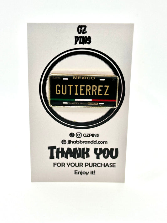 Placa De Gutiérrez Pin