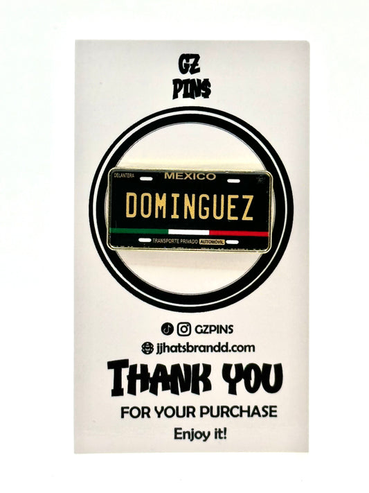 Placas de Domínguez Pin