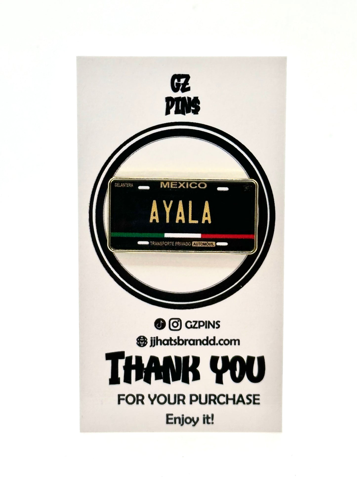 Placas De Ayala Pin