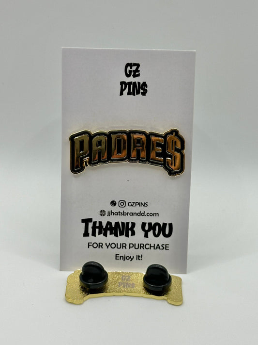 PADRE$ gold collab Pin