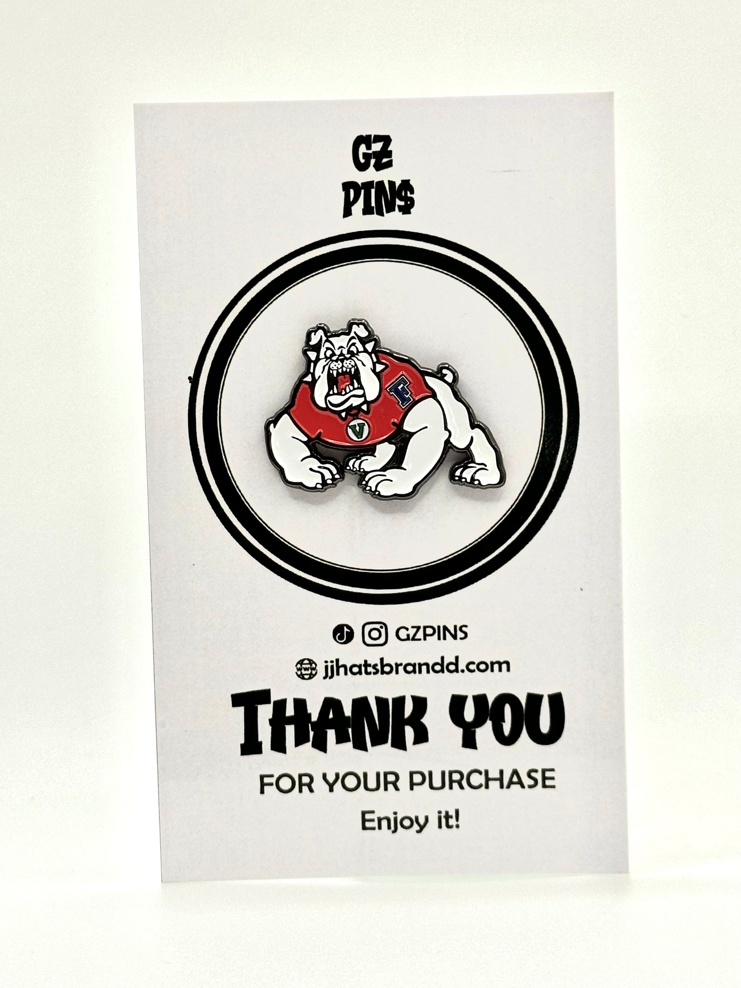 English Bulldog pin